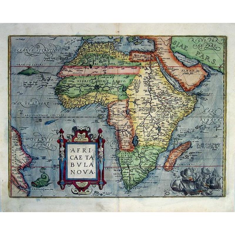 Africae Tabula Nova Edita Antverpiae 1570. 