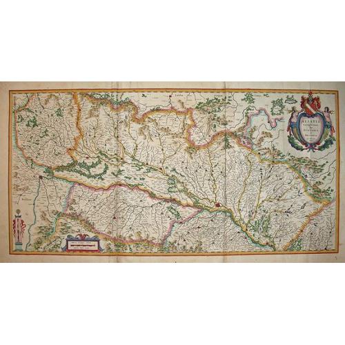 Old map image download for Alsatia Landgraviatus, cum Suntgoia et Brisgola. Ger. Mercatore Auctore. Guiljelm Blaeu excudit.