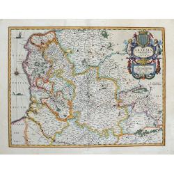 Artesia Comitatus. Artois. Amsterdami Apud Guiljelmum Blaeuw.