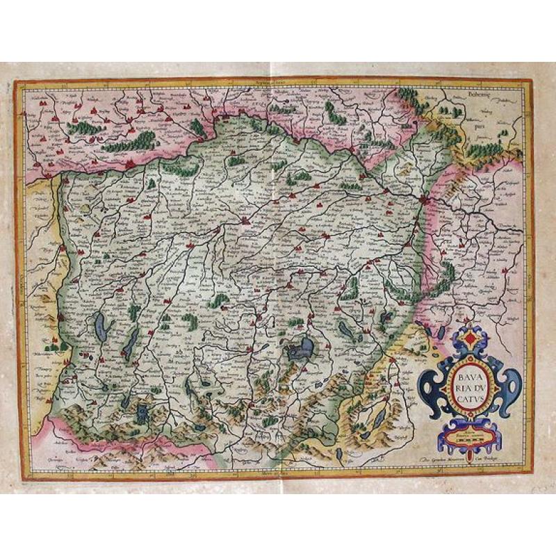 Bavaria Ducatus. Per Gerardum Mercatorem.