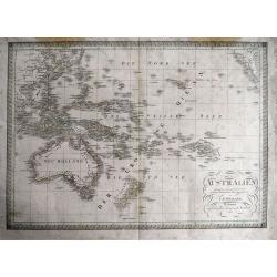 AUSTRALIEN entworfen und gezeichnet 1823...