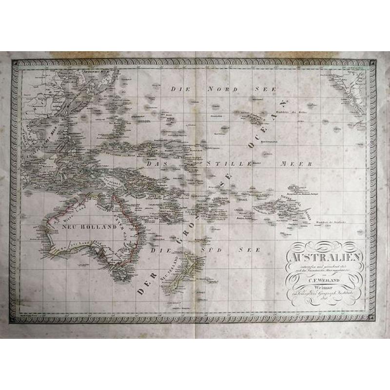 AUSTRALIEN entworfen und gezeichnet 1823...