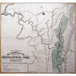 Map Issued by H.C. Frick & Co., Manufacturers Connellsville Coke.