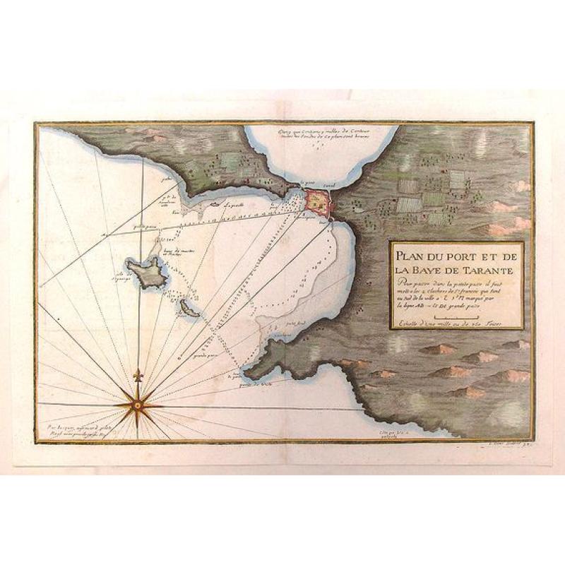 Plan du Port et de la Baye de Tarante