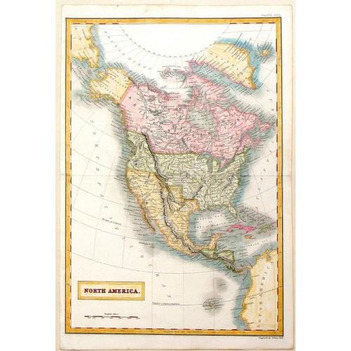 Old map image download for North America.