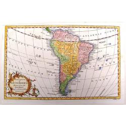An Accurate Map of South America Drawn from the Sieur Robert.