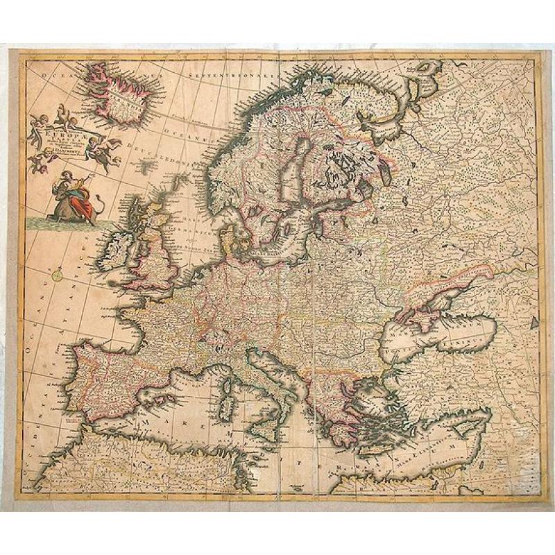 Accuratissima Europae tabula.