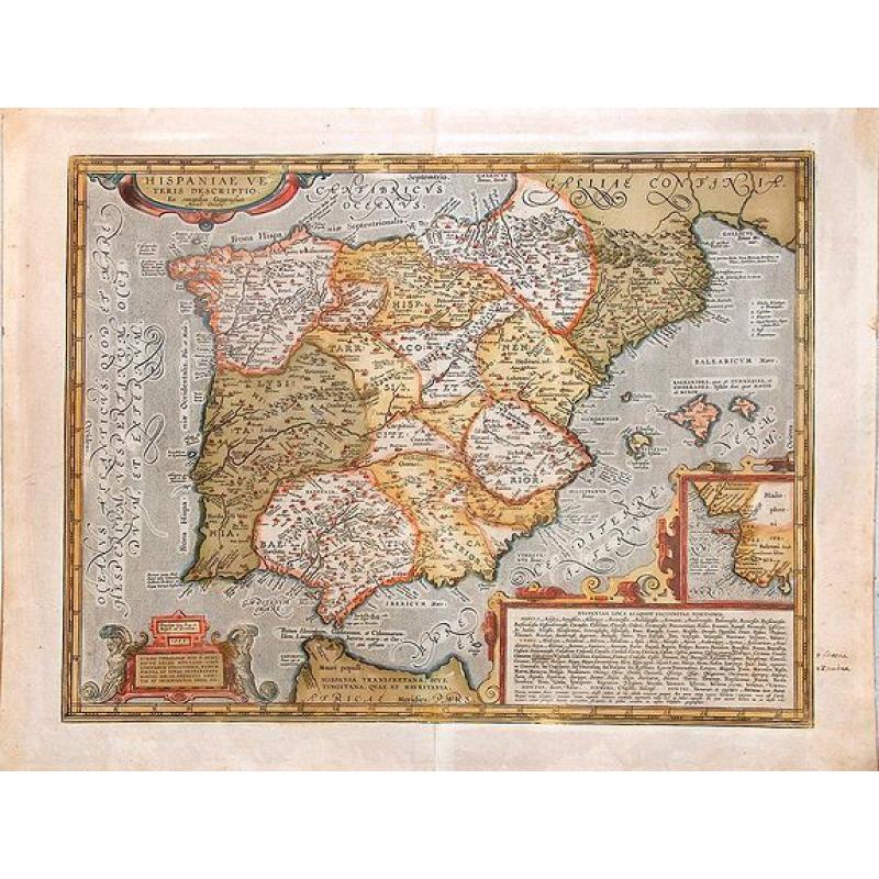 Hispaniae Veteris descriptio.