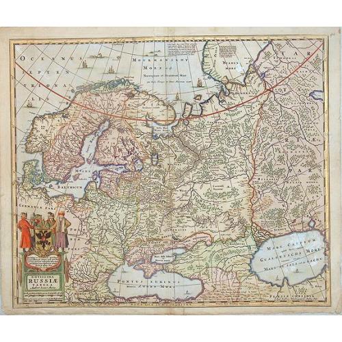 Old map image download for Novissima Russiae Tabula.
