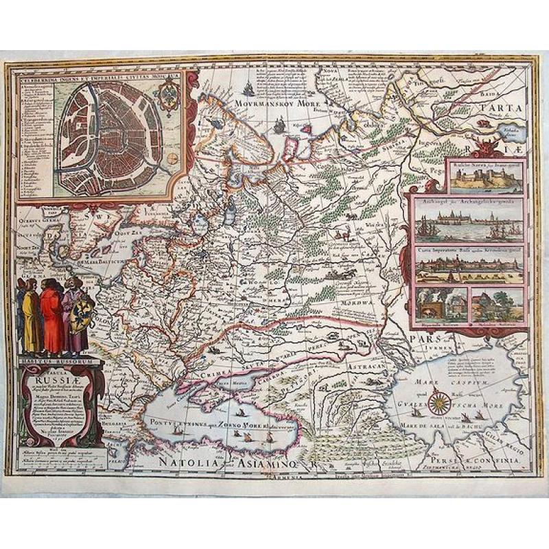 Tabula Russiae ex Mandato Foedor Borissowits Delineata. . .