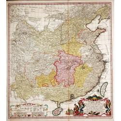Regni Sinae vel Sinae Propriae Mappa et Descriptio Geographica.