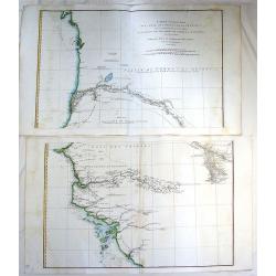 Carte particuliere de la Cote Occidnetale de L'Afrique.