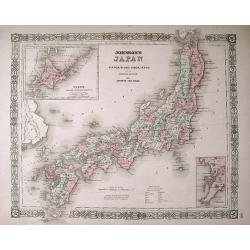 Johnson's Japan; Nippon, Kiusiu, Sikok, Yesso and the Japanese Kuriles.