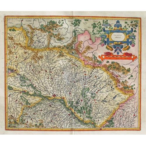 Old map image download for ALSATIA inferior Per Gerardum Mercatorem