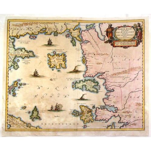 Old map image download for Maris Aegaei Quod hodie Archipelago Nuncupatur, Pars Septentrionalis.