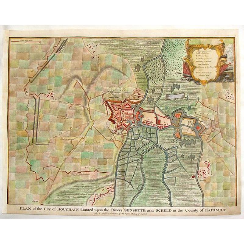 Plan of the City of Bouchaine.