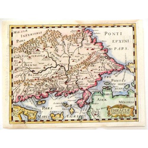 Old map image download for Thraciae Delinieatio.