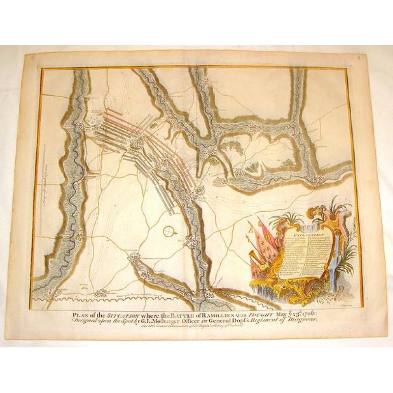 Plan of the Situation Where the Battle of Ramillies was Fought.