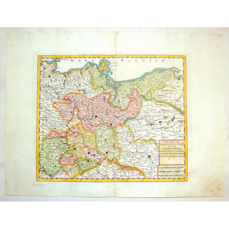 Circolo di Sassonia Superiore ovvero Sassonia, Misnia, Voigtland, Turingia, Anhalt, Lusazia, Brandenburg e Pomerania