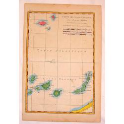 Carte des Isles Canaries.