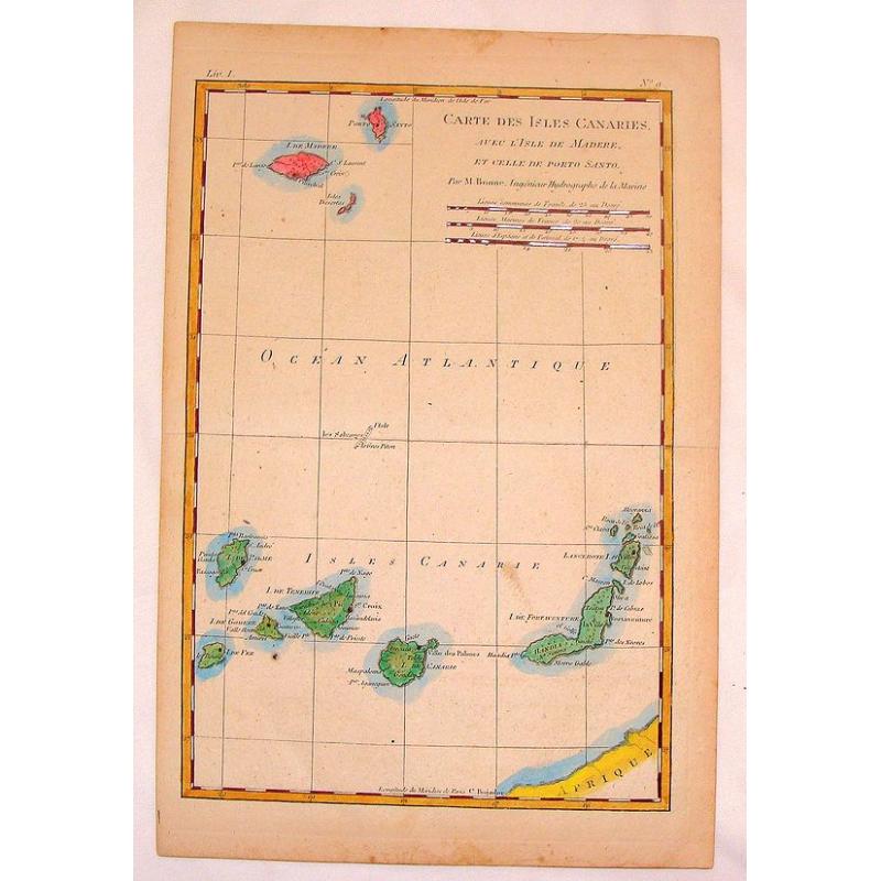 Carte des Isles Canaries.