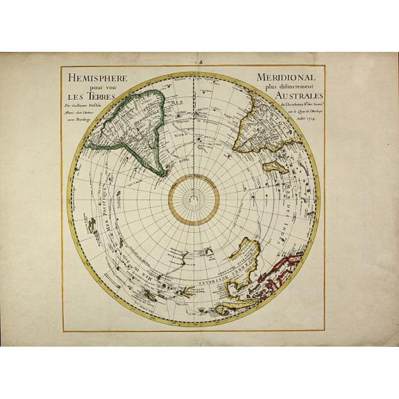 Hemisphere Meridional pour voir plus distinctement les Terres Australes