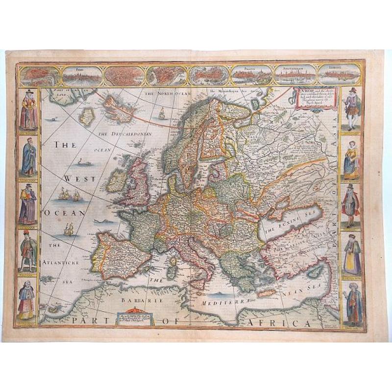 EUROP, and the cheife Cities contayned therin described. . .
