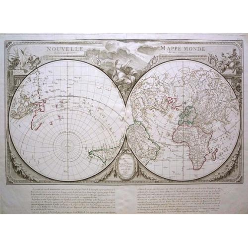 Old map image download for Nouvelle mapp monde : dediee au progres de nos conaissanceas . . .