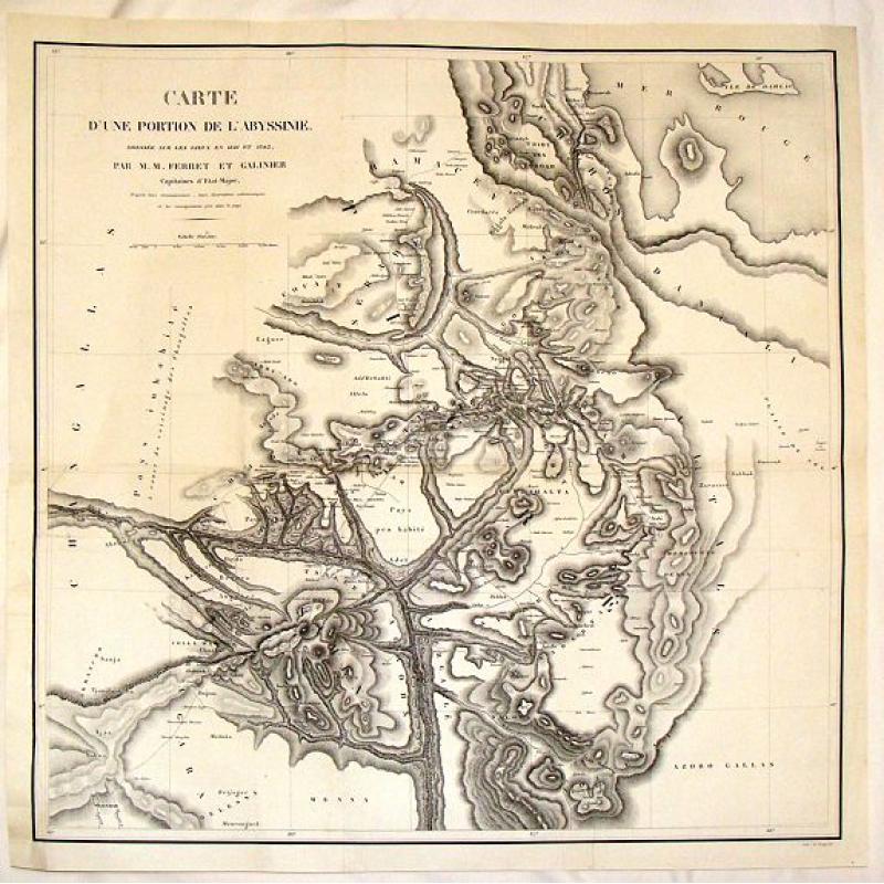 Carte D'Une Portion de L'Abyssinie