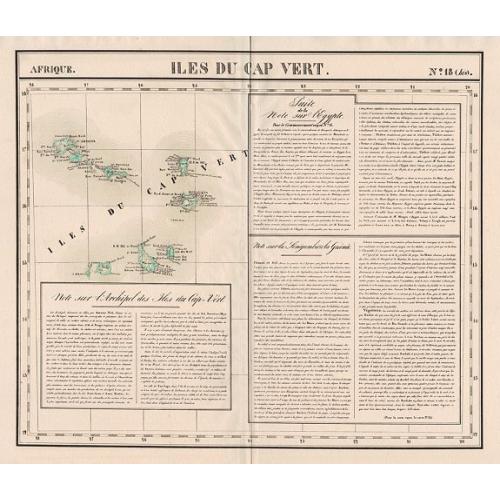 Old map image download for Iles du Cap Vert. (Afrique, n°18bis)
