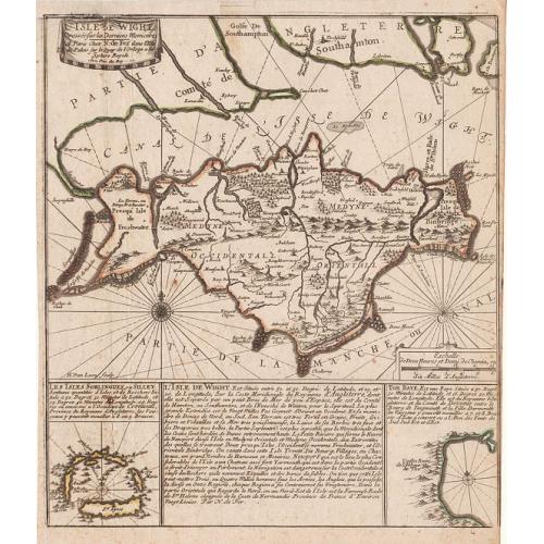 Old map image download for Isle de Wight.