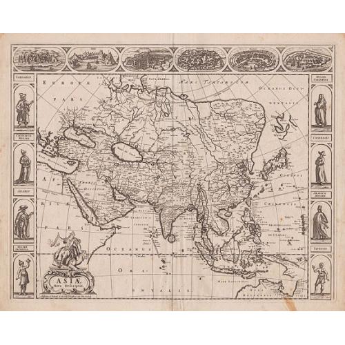 Old map image download for Asiae Nova Desciptio.