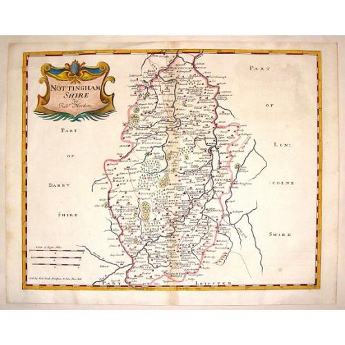 Old map image download for Nottinghamshire.