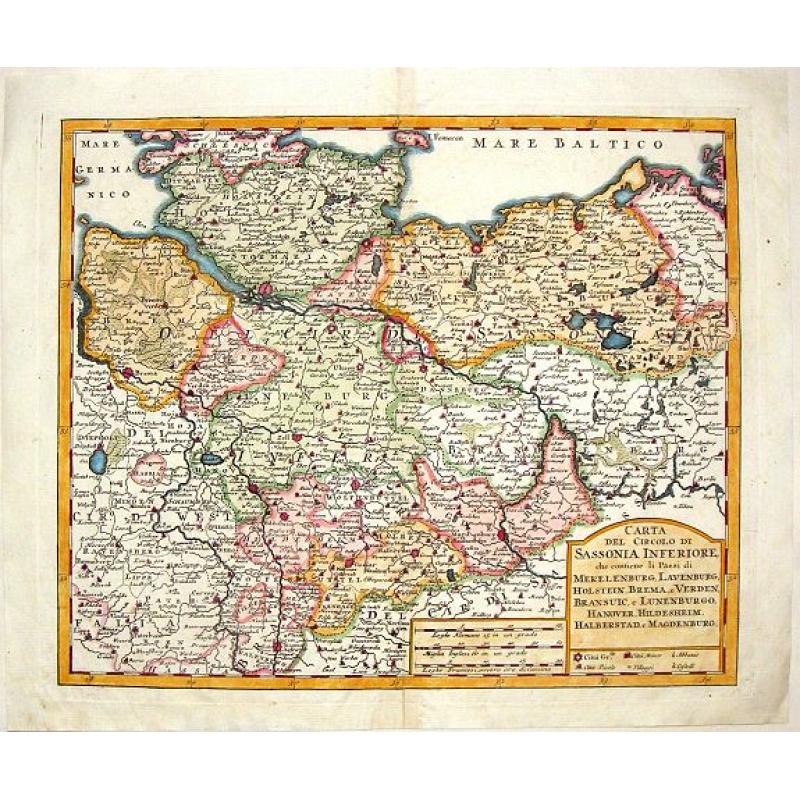 Carta del Circulo di Sassonia Inferiore.
