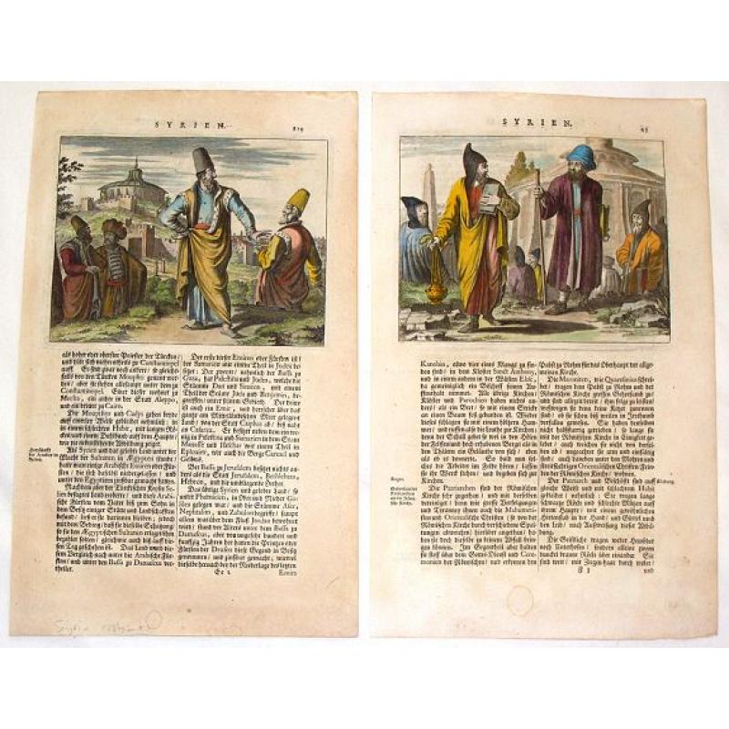 (2 Engravings) Syrien.