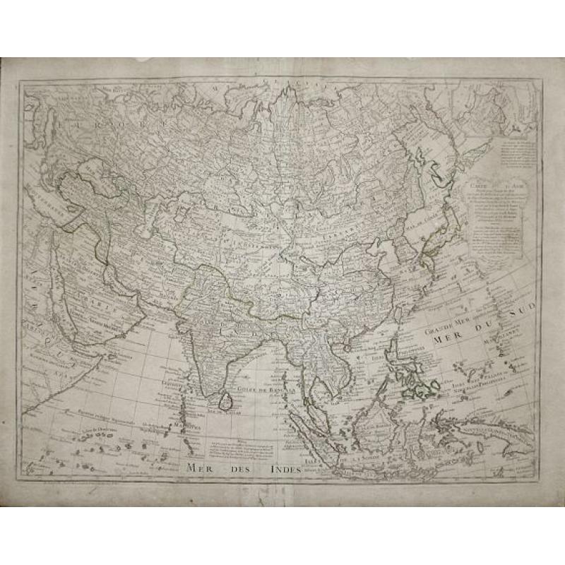 Carte d'Asie.