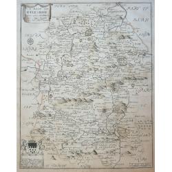 A Mapp of Wiltshire with its Hundreds. . . (With a dedication to the Rt. Hon William Viscount Brouncker)