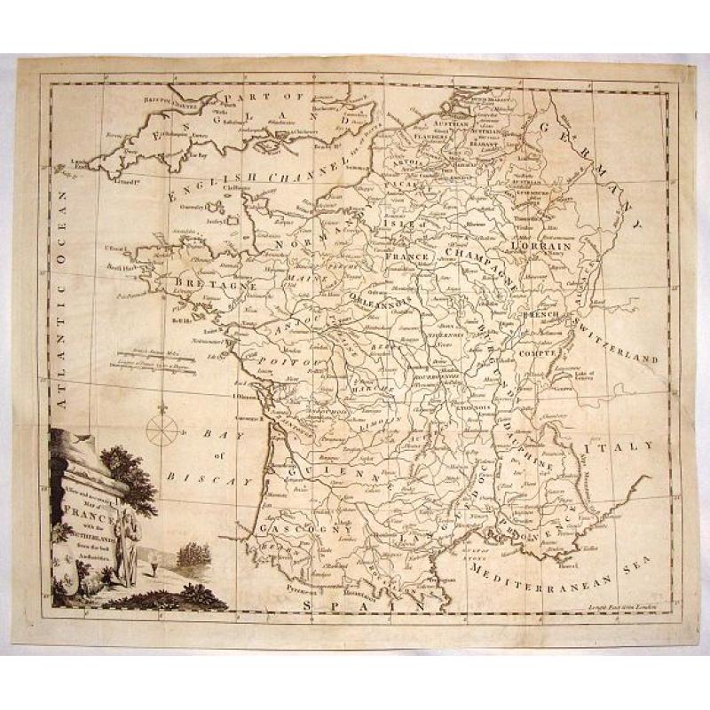 A New and Accurate Map of France with the Netherlands From the Best Authorities.