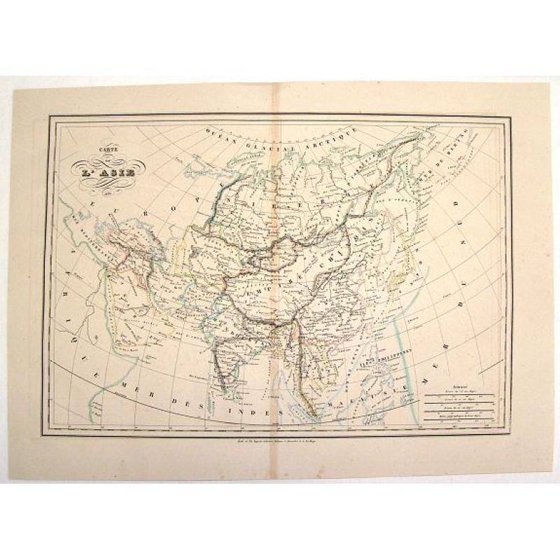 Carte de L'Asie.