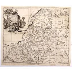 A Map of the Holy Land Divided Into the XII Tribes of Israel.