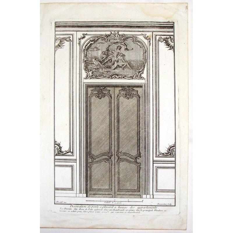 Decoration de Porte a Placard a Lusage des Appartements.