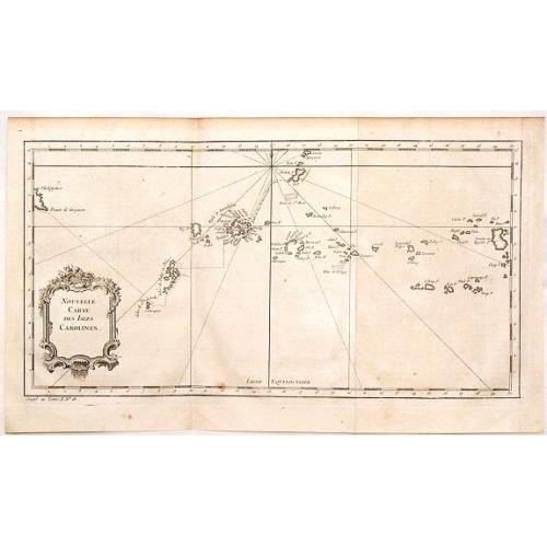 Nouvelle Carte des Isles Carolines.