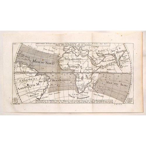 Old map image download for Representation du Cours Ordinaire des Vents de Traverse Qui Regnent le Long des Cotes dans la Mer Atlantique & celle des Indes.