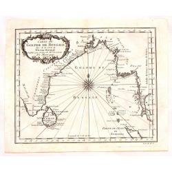 Carte du Golphe de Bengale Tire de la Carte de L'Ocean Oriental.