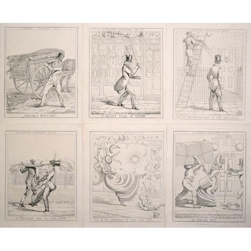 (Complete set of 6) A London Nuisance.