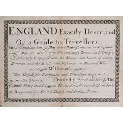 (Title page) England Exactly Described Or a Guide to Travellers.