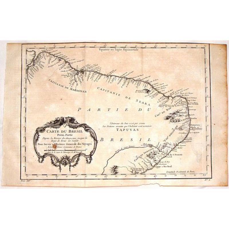 Carte du Bresil, Prem. Partie.