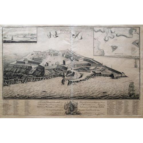 Old map image download for The Citadel Of Plymouth.