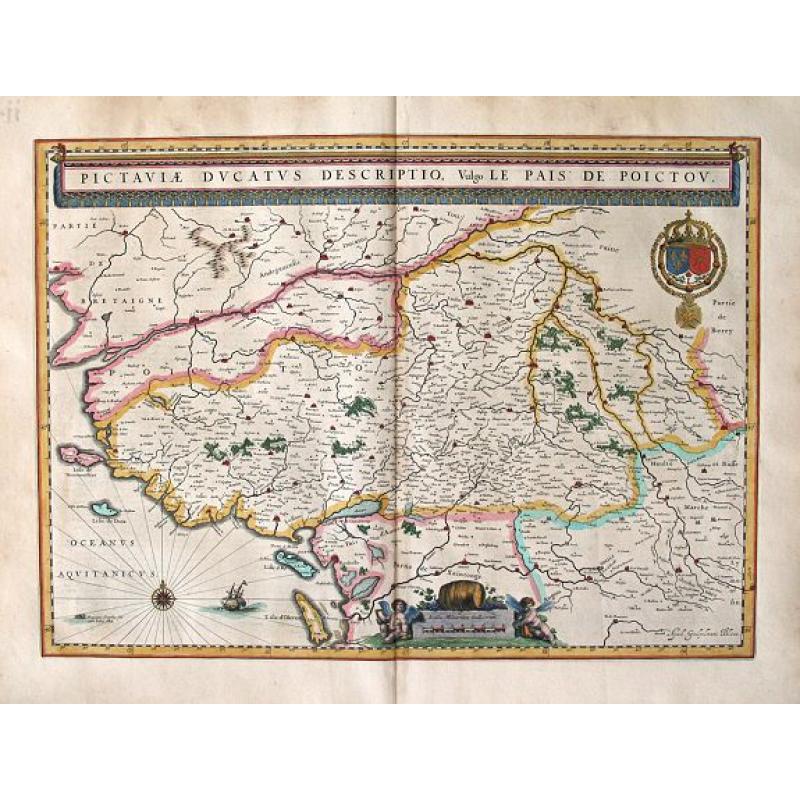 Poitou: Pictaviae Ducatus Descriptio, Vulgo Le Pais De Poictov.