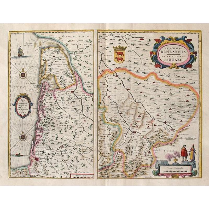 Carte du Bourdelois../ Principatus Benearnia.